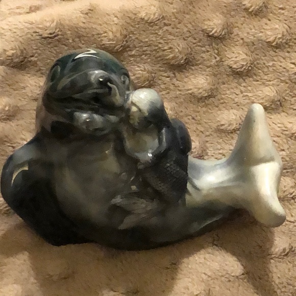 Cook Collectables Company- Dolphin w/Mermaid Fine Art Sculpture.NWT - Picture 3 of 17